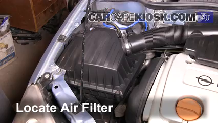 2005 Opel Combo C CNG 1.6L 4 Cyl. Air Filter (Engine) Replace